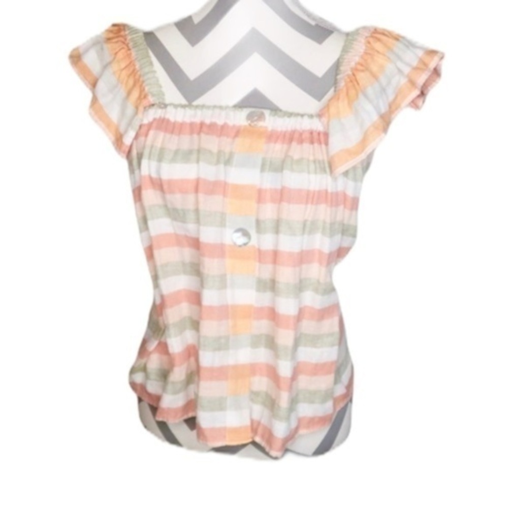 ANTHROPOLOGIE ruffle tank top - Picture 1 of 3
